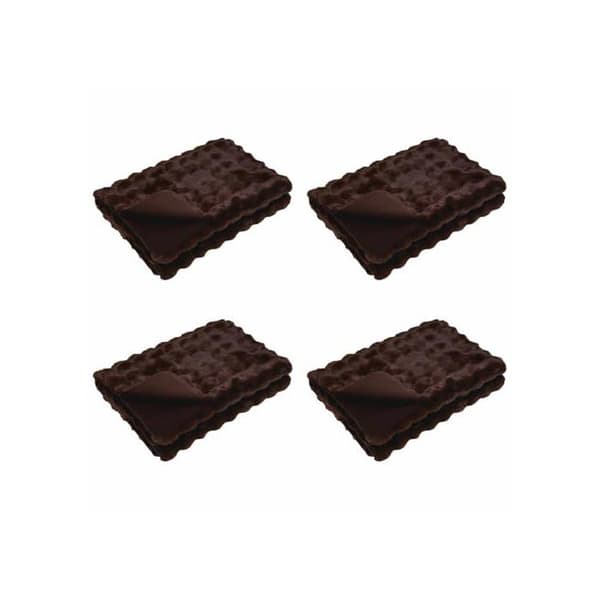 Faux päls-överdrag i kanin - vidaXL - 150x220 cm - Kamel - 4-pack - Polyester