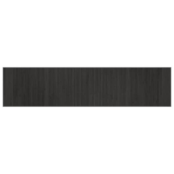 vidaXL Grå rektangulär matta 70x300 cm bambu, vardagsrumsmatta, köksmatta, rektangulär matta, sovrumsmatta till 376880