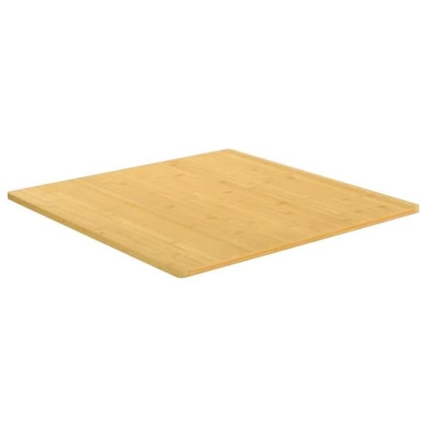 vidaXL Bordsskiva 80x80x1,5 cm Bambu 352696