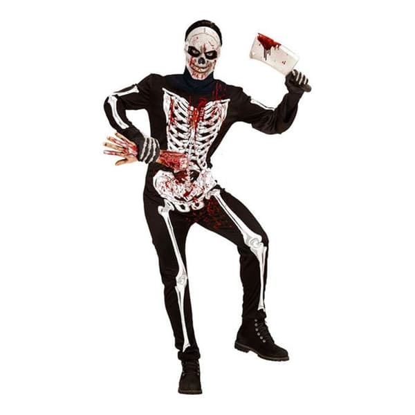 Blodigt skalle-latexmask