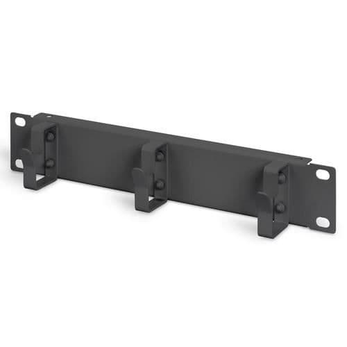 Patch Cable Management Panel in Arm - DIGITUS DN-10-ORG-1U-B - Svart