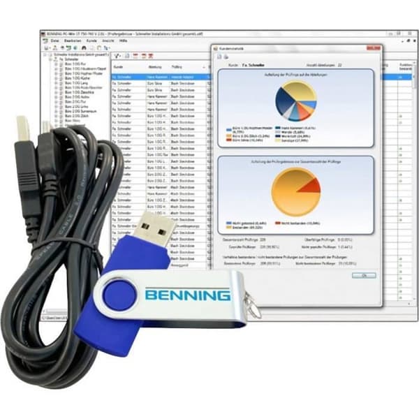Programvara PC - BENNING - PC-Win ST 750-760 - 1 licens - Microsoft Windows 7 - Kontorsapplikationer