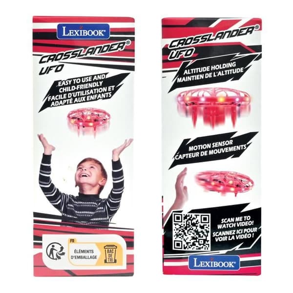 Mini drönare med handsfree gestkontroll, uppladdningsbar