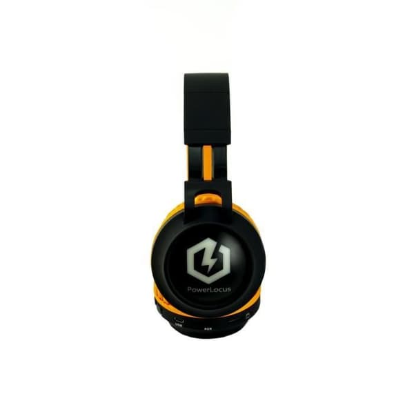 Trådlösa Bluetooth-hörlurar - POWERLOCUS - Orange - Fällbar - För barn - Unisex