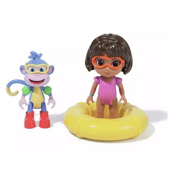 Dockor - SPINMASTER - 6073670 - Dora och Boots - Simtillbehör - 9 cm, 3+ år