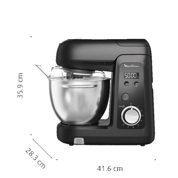 Moulinex Bake Partner +, Bakrobot, 1 100 W, BAKEGOOD tillbehörsset, QA5458F1