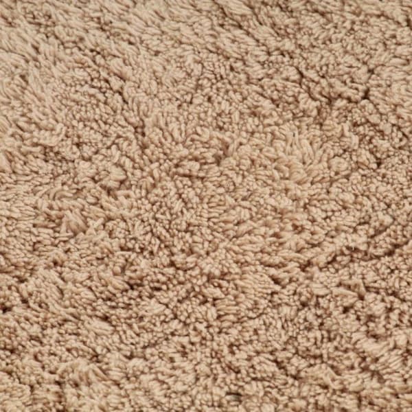 vidaXL Badrumsmatta Set 3 st Tyg Beige