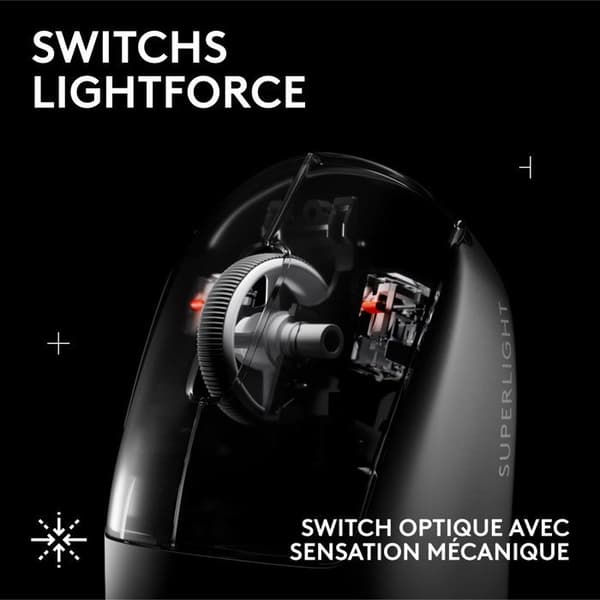 Spelmus - Trådlös - Logitech G - Pro X Superlight 2 SE Lightspeed - Svart