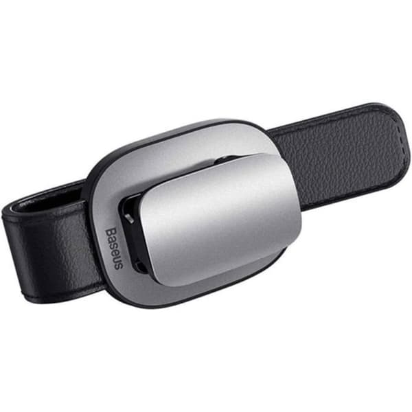 Clip för Glasögon - Baseus - Platinum - Silver - Praktisk - Stabil Fästning