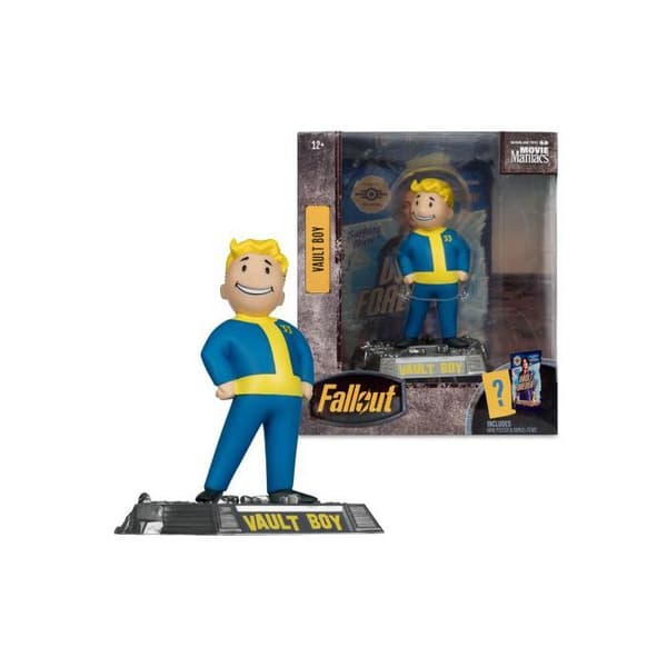 Rörlig figur - MCFARLANE - Vault Boy (Version 2) - 12,7 cm - tillbehör ingår - hemlig bonusartikel