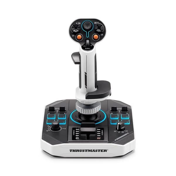 Joysticks spatial - THRUSTMASTER - Sol-R 1 Flightstick - 44 knappar - Teknologi H.E.A.R.T. 16 bitar - Ambidextrös med bas