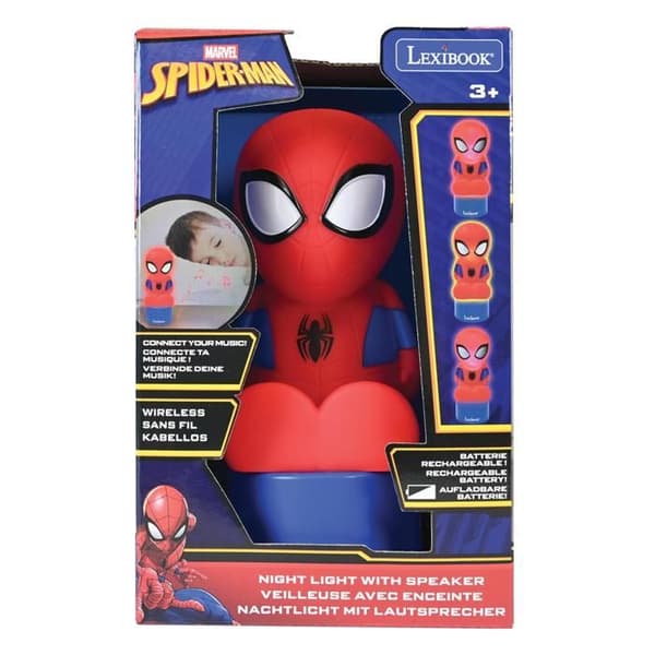 Bluetooth-högtalare nattlampa Spiderman