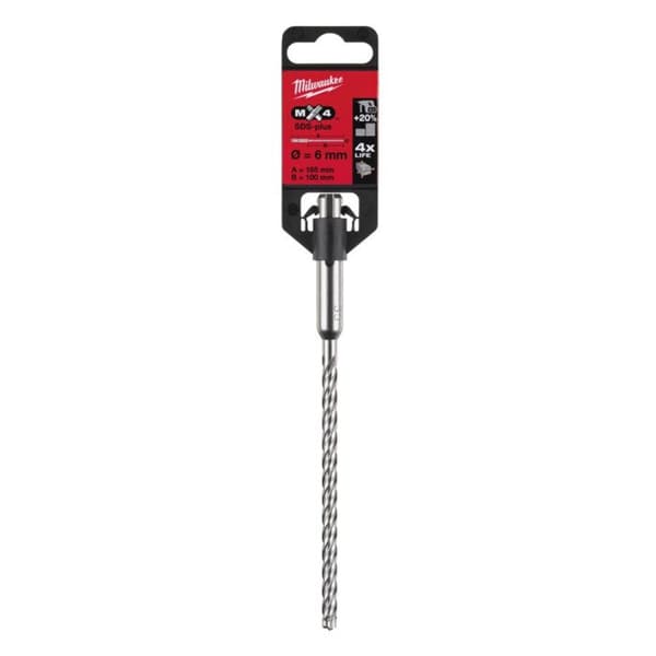 MILWAUKEE MX4 SDS-Plus 4-eggat borr 5 mm - 4932352008