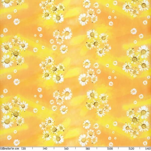 Duk - ANRO - E11610-OV200 - Gul - Blommor - Oval 200x140 cm