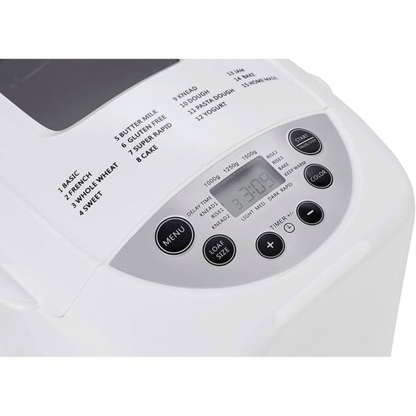 Brödmaskin, 15 Program, Glutenfri, Timer, Knådning, Bakning Adler AD6019 850W Vit
