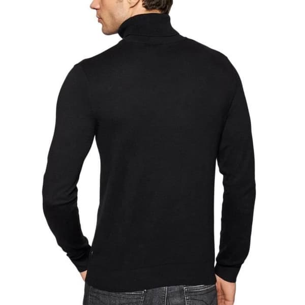 Pull Noir Garçon Jack & Jones Stickad