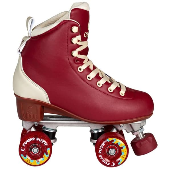 Roller quad - Chaya - Cozy Wine - Rouge - 100% vegan - Mixte