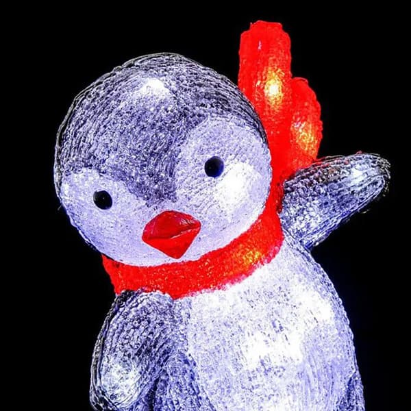 Luminös pingvin utomhus H30cm 40 LED + transformator Feeric lights & christmas
