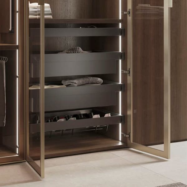 Emuca Ensemble av 2 sidostöd för Quartz-ram, Plast, Titan