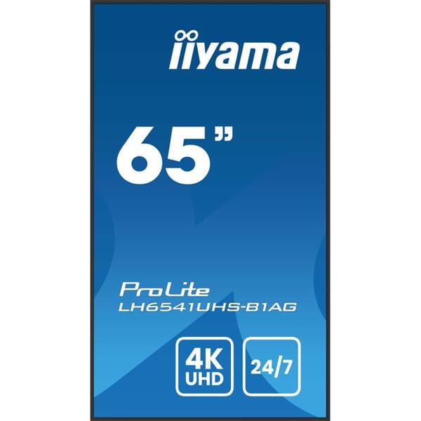 IIYAMA 65', 4K UHD, dalle VA