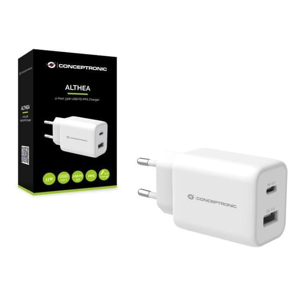 USB-C väggladdare - Conceptronic - Althea11W