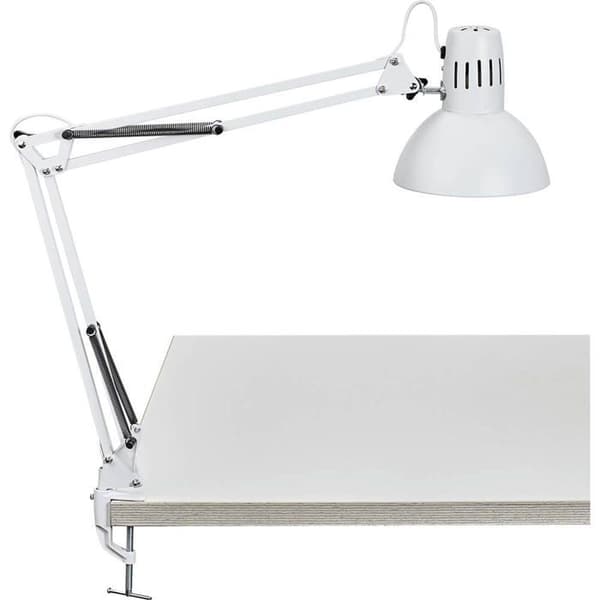 Maul MAULstudy 8230502 Spot med klämma E27 vit