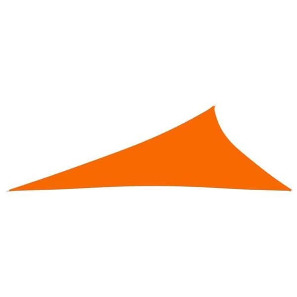 vidaXL Solskyddsduk Oxford Triangulär 4x5x6,4 m Orange