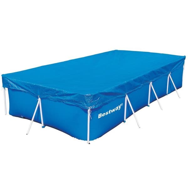 Täckduk för rampooler rektangulär 400X211cm Bestway 58107