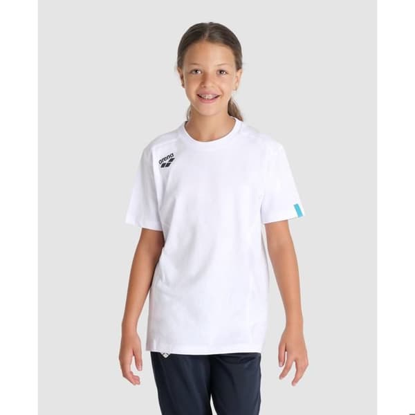 T-shirt barn Arena Team Panel - vit