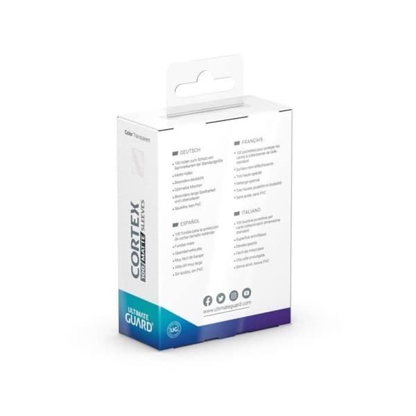 Ultimate Guard - Ultimate Guard - 100 Standardstorlek Cortex Sleeves Clear