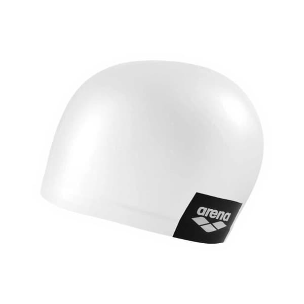 ARENA Badmössa Logotyp Formad - Vit - Vuxen (unisex)
