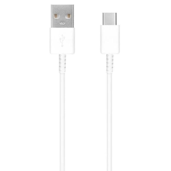 Kabel - SAMSUNG - EP-DN930CWE - Micro USB typ C till USB - Vit - Dataöverföring och laddning