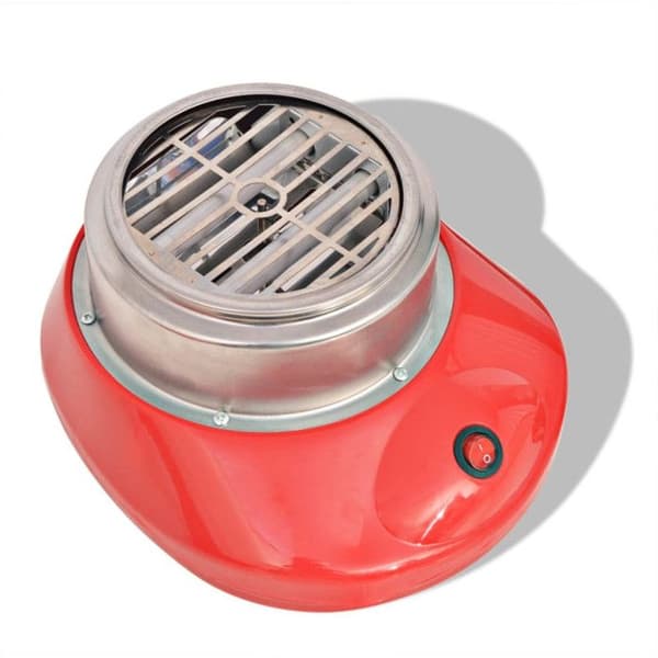 VidaXL Sockervaddsmaskin 480 W Röd