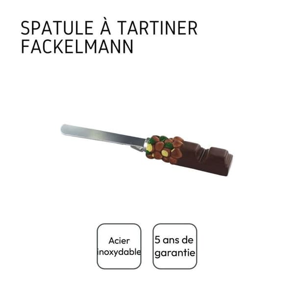 Set med 2 Spatlar - FACKELMANN - För smörgåspasta - 19 cm