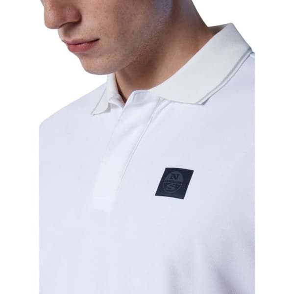 Polo North Sails Coolmax Vit för Herr