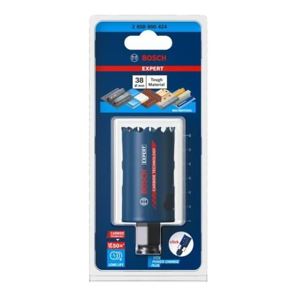 Borrkrona - BOSCH - 2608900424 - 38 mm - 60 mm - Multimaterial