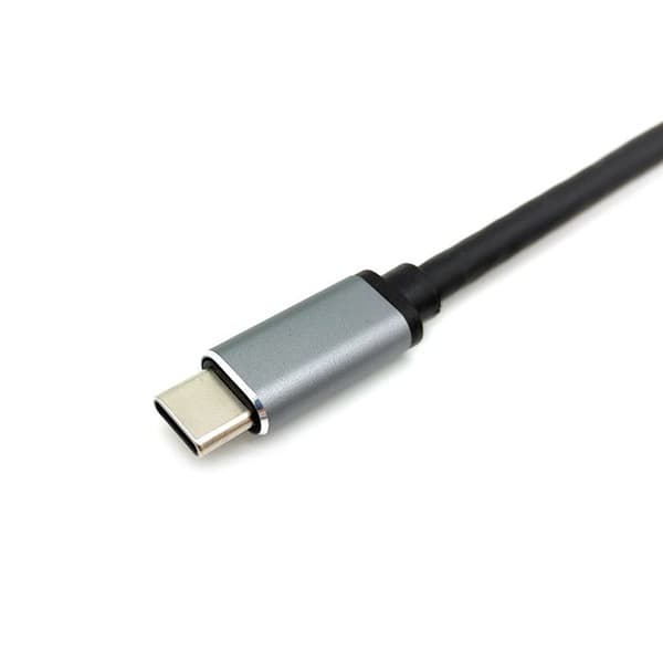 USB-hubb - EQUIP - 133484 - 4K - USB 3.0 - 100W USB PD - Grå