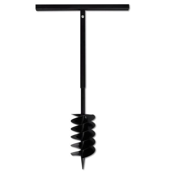 vidaXL Markskruv med Borrbit 150 mm Stål Svart