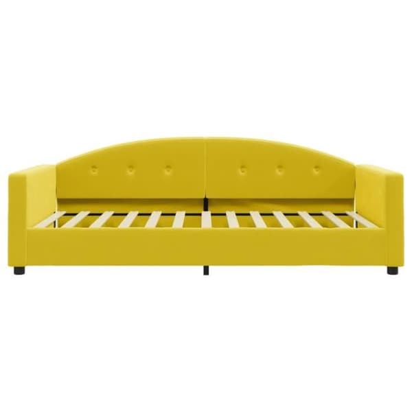 vidaXL Gul vilstol 100x200 cm sammet 354148