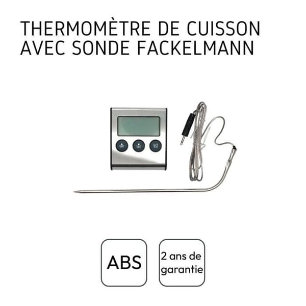 Digital matlagningstermometer med sond Fackelmann