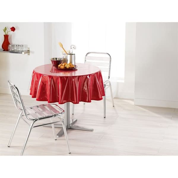 Rund TRANSPARENT PVC skyddsduk 180 cm