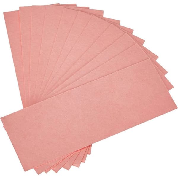 Set med 10 refill läskpapper för Herbin läskplatta 4,5x12 cm - Vitt papper