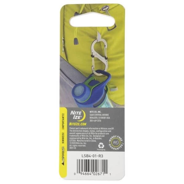 Niteize Slidelock S-Biner #4 - svart