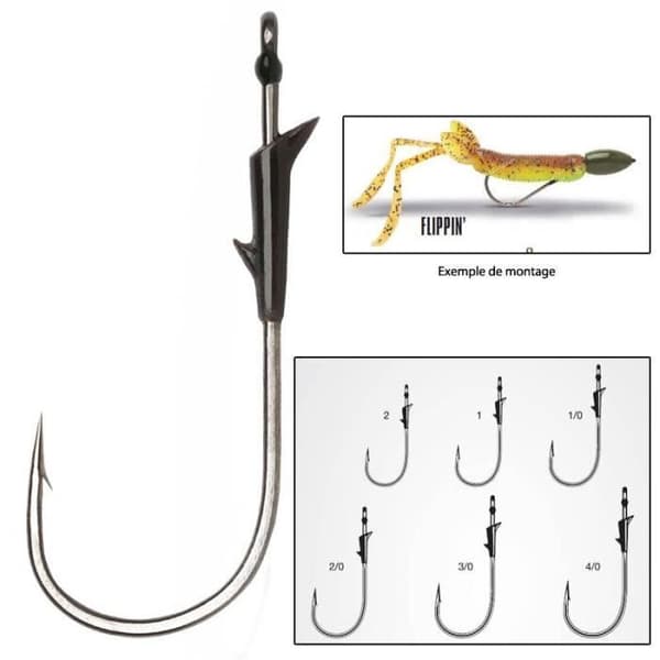 SINGLE HOOK VMC MYSTIC PREDATOR FLIPPIN 7345 FL - PACK