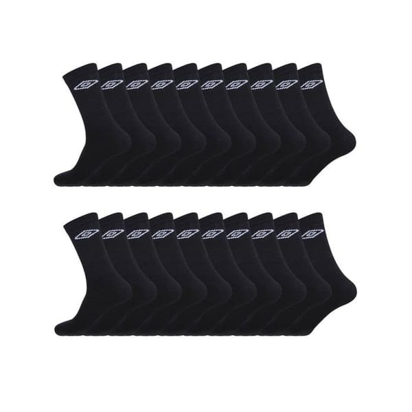 Umbro Strumpor Herr, Höga Strumpor Herr (20-pack) - Svart