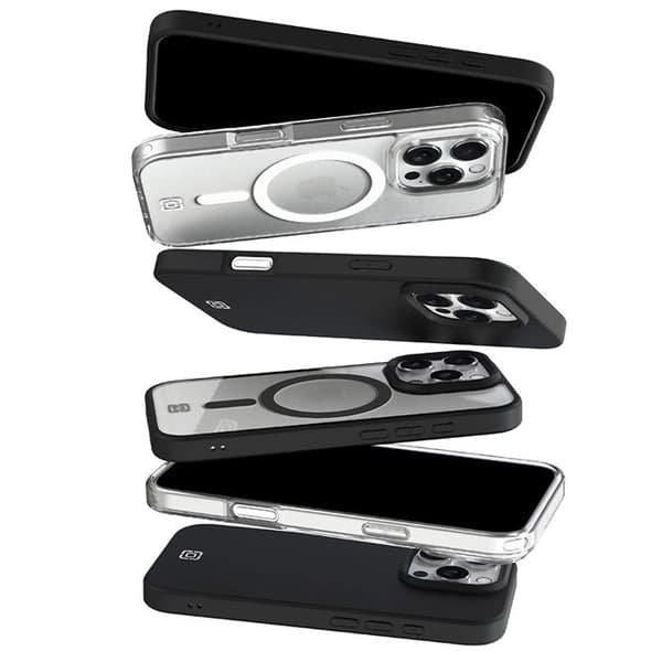 Coque iPhone 16 - Incipio - Velocity MagSafe - Semi-rigide - Klar / Svart - Elegant