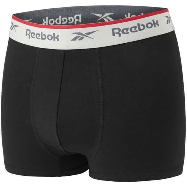 REEBOK Pack med 3 boxare svart / grå / vit herrar
