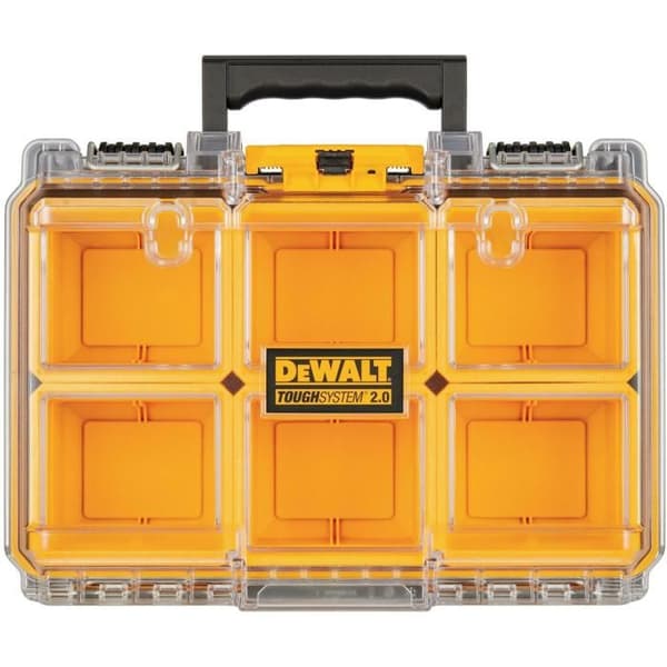 Organisatör DEWALT TOUGHSYSTEM 2.0 halvbredd - Gul