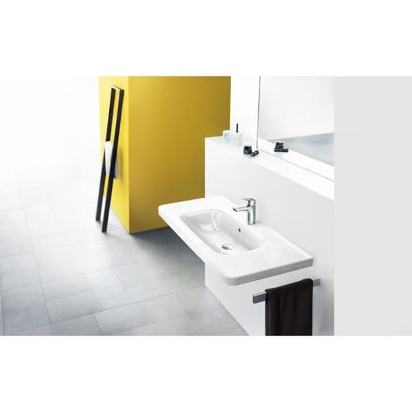 Handfatblandare - HANSGROHE - Logis 100 - Kromad - Push-Open avlopp - Vattenbesparing