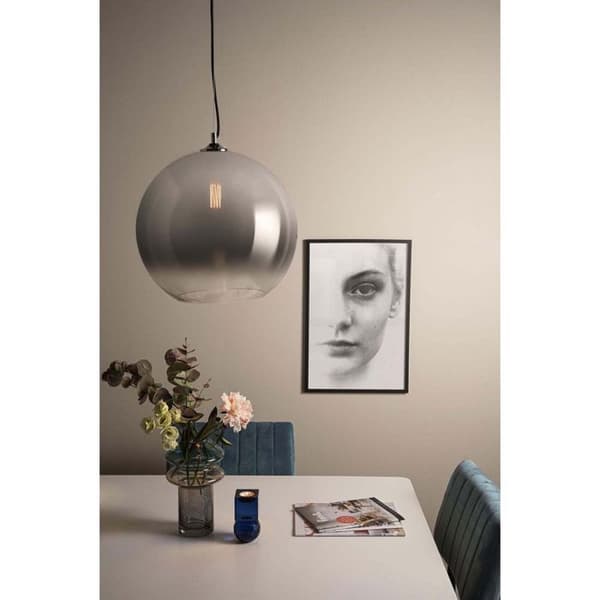 Glasupphängning Bubble Chrome